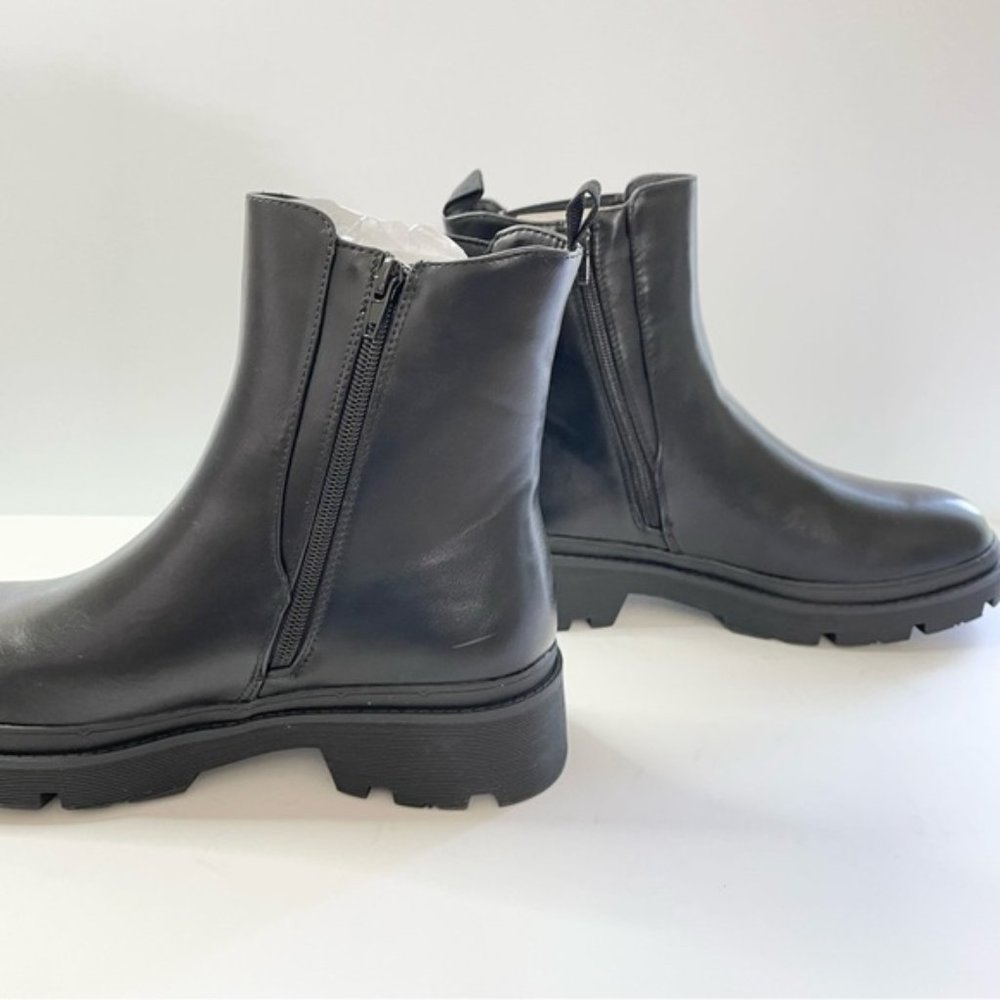 Womens C Paravano Chelsea Combat Boots EU Size 40 Black - Picture 8 of 13